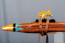 Brazilian Kingwood Native American Flute, Minor, Mid F#-4, #N16J (9)